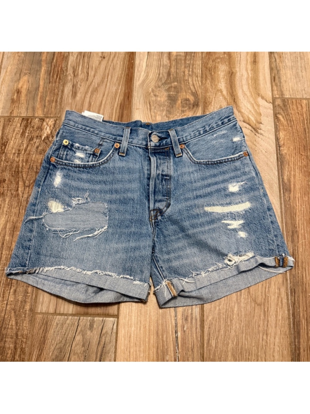 Levi's 501 Distressed Cutoff Shorts